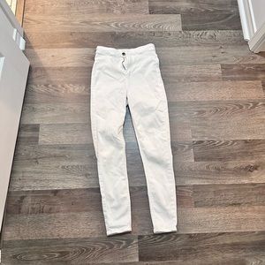 Top Shop white Joni skinny jeans